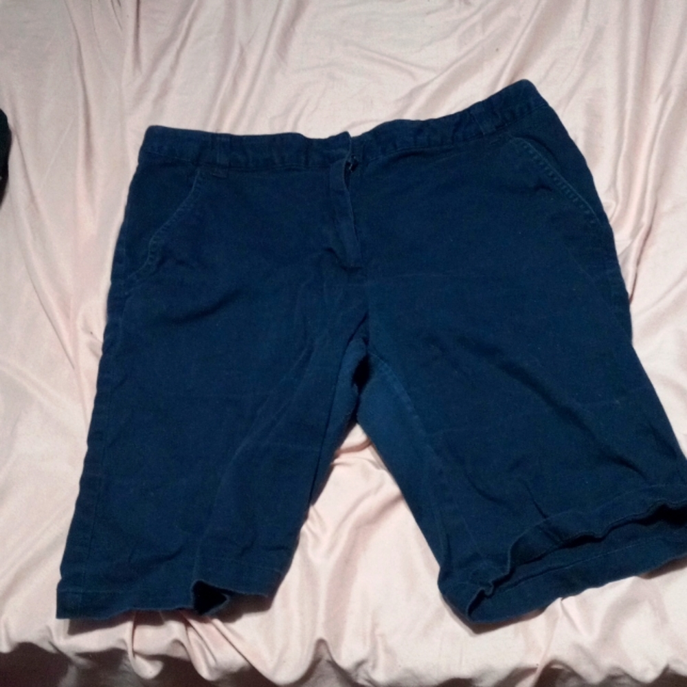 Dark blue uniform shorts